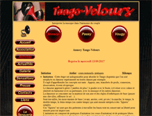 Tablet Screenshot of annecy.tango-velours.fr